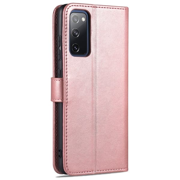 AZNS Samsung Galaxy S20 FE Plånboksfodral i Konstläder - Roséguld