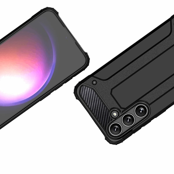 Mobilskal till Galaxy S24 FE Hybrid Armor - Blå Bl