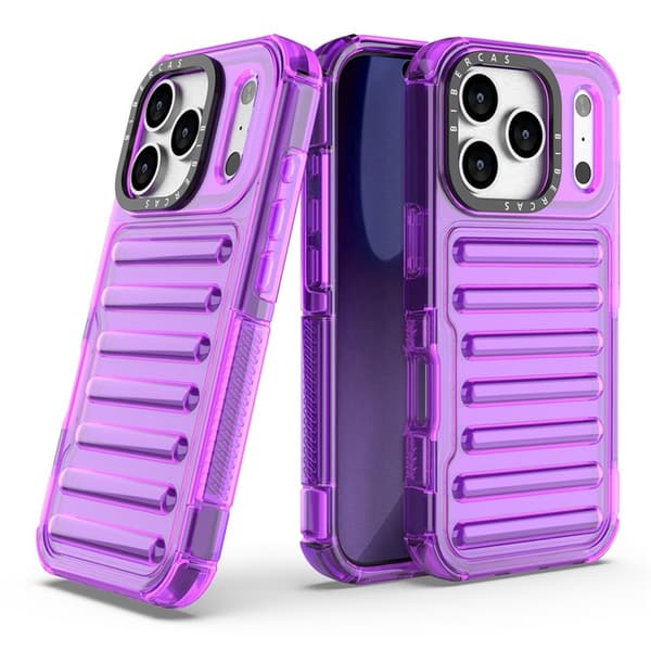 Mobilskal till iPhone 17 Pro Stripe Design Detachable - Lila Lila