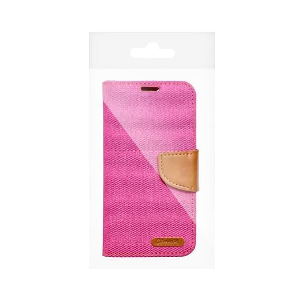 Xiaomi Redmi Note 13 Pro 5G Lompakkokotelo Canvas - Pinkki Rosa