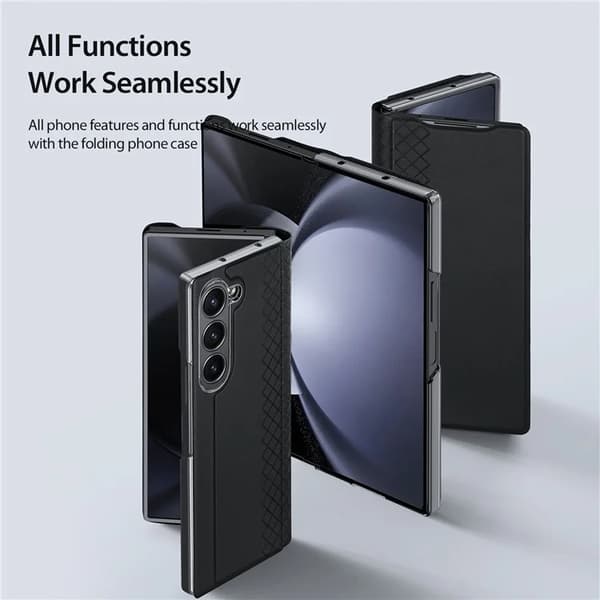 Dux Ducis Galaxy Z Fold 6 Plånboksfodral Bril Series - Svart Svart