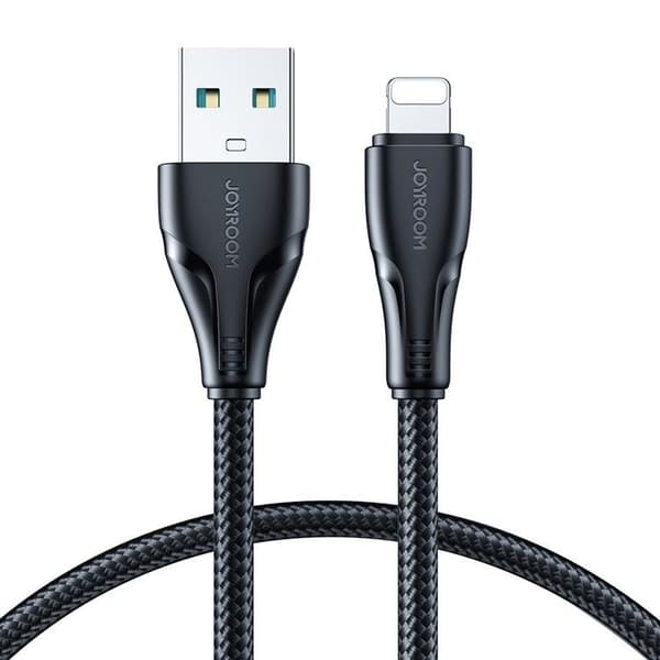 Joyroom Surpass USB till Lightning-kabel 1,2 m - Svart Black