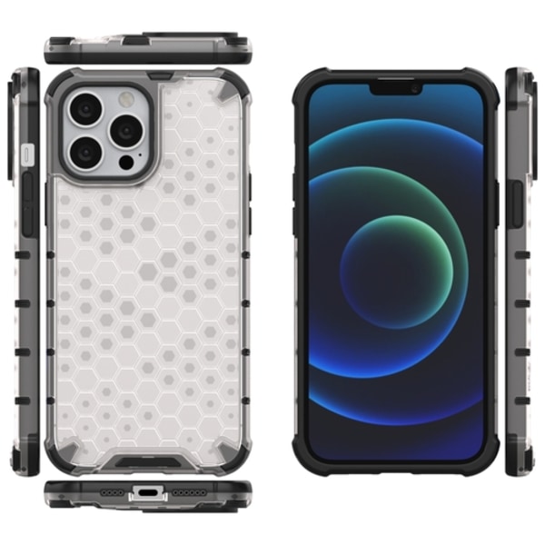 Honeycomb Armor TPU Bumper iPhone 13 Pro Max - Transparent