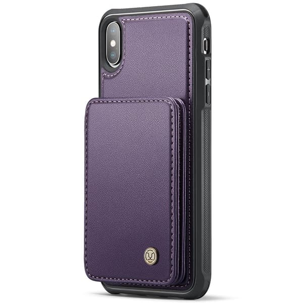 JEEHOOD J05 Mobilskal till iPhone X / XS Läder MobilLila