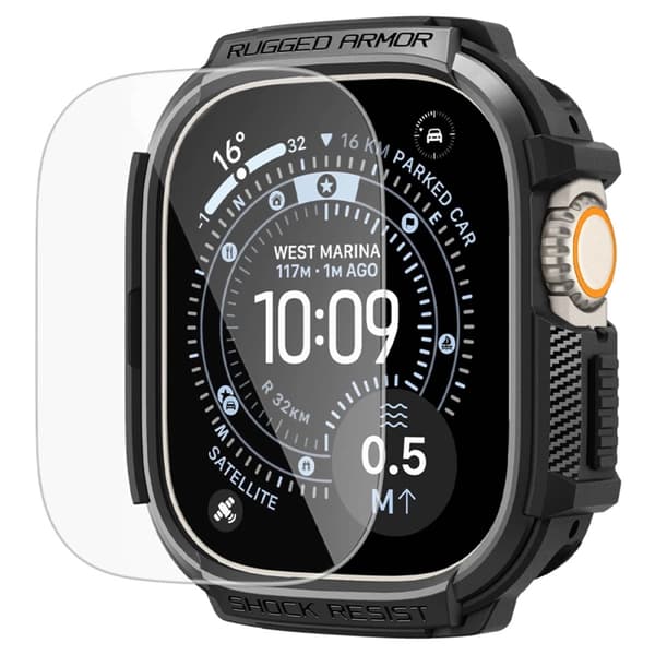 Spigen Skal för Apple Watch Ultra 1/2/3 (49mm) Rugged Armor
