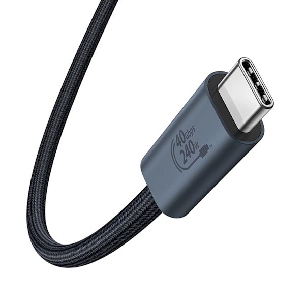 Baseus USB-C till USB-C kabel Snabb 240W 1m - Svart Svart