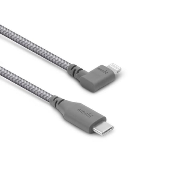 Moshi USB-A-Lightning-kaapeli 90 asteen liitännällä 1,5 m