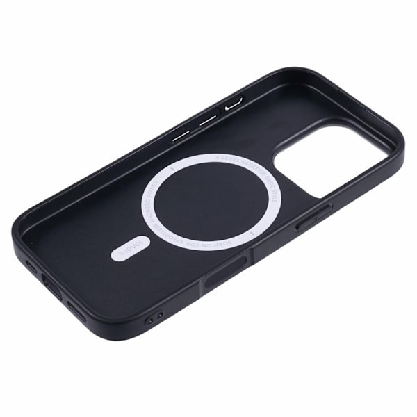 X-LEVEL Mobilskal till iPhone 16 Pro MagSafe PC+TPU+PU - Grå