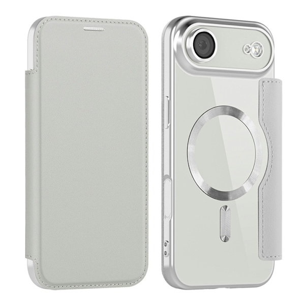 AMORUS iPhone Air Plånboksfodral MagSafe RFID-Skydd - Titangråå Grå
