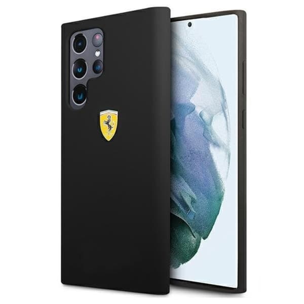 Ferrari On Track Silikon Cover Galaxy S22 Ultra - Sort Black