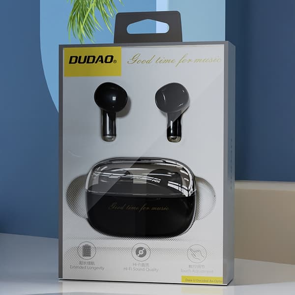 Dudao TWS In-Ear Trådlösa Hörlurar Bluetooth U8 Svart