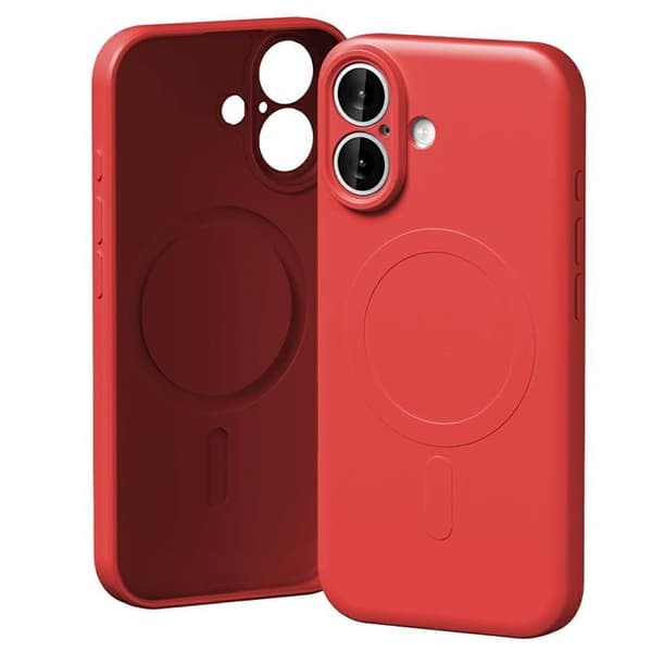 Mercury Telefontaske til iPhone 17 MagSafe Semi-Silicone - Rød Röd