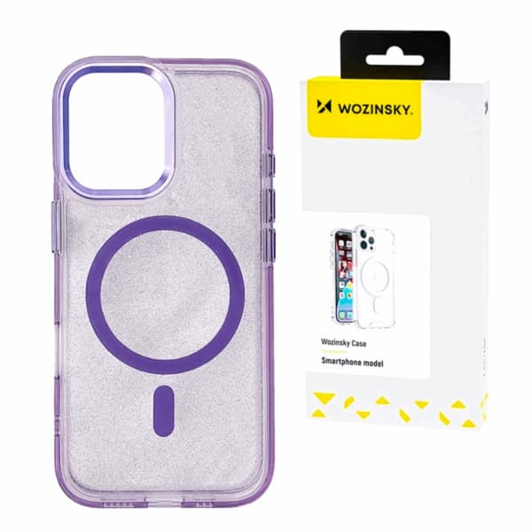 Wozinsky Mobilskal till Galaxy S25 Plus Magsafe Glitter - Lila