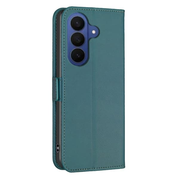 BINFEN Samsung Galaxy S26 Plus Plånboksfodral Konstläder Flip Folio - Grön