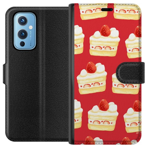 Plånboksfodral till OnePlus 9 med Tårta