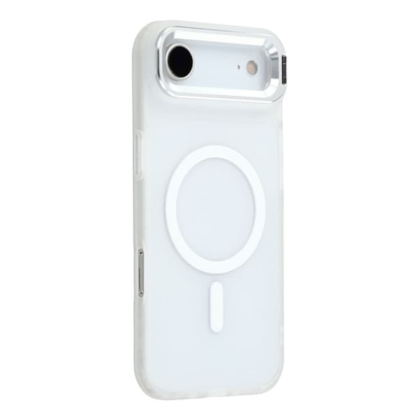 Mobilskal till iPhone Air MagSafe Lins Kickstand - Transparent Vit Vit
