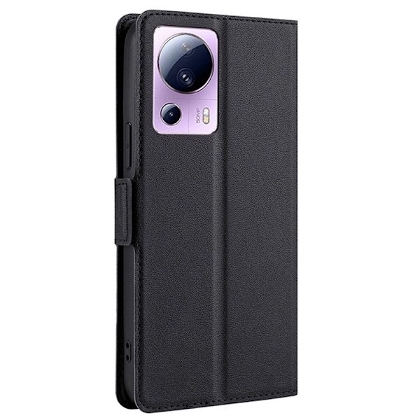 Xiaomi 13 Lite Plånboksfodral Dual Magnetic Clasp - Svart