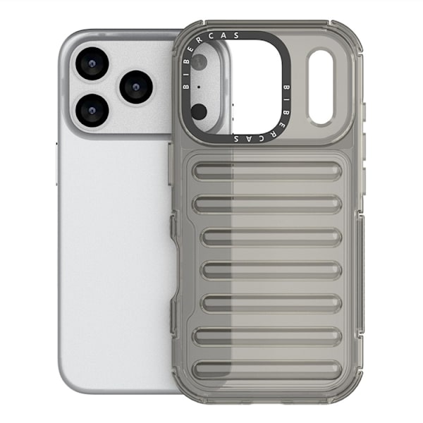 Mobilskal till iPhone 17 Pro Max Stripe Design Detachable - Grå Grå
