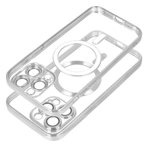 iPhone 15 Plus Mobilskal Magsafe Electro - Silver