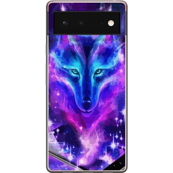 Taske til Google Pixel 6 med Neon Wolf