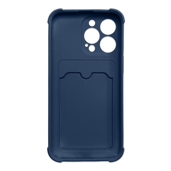 Armour iPhone 13 Pro Max Cover med kortholder - Blå
