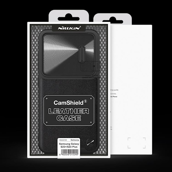 Nillkin Galaxy S23 Plus Mobilskal CamShield Läder S - Svart Svart