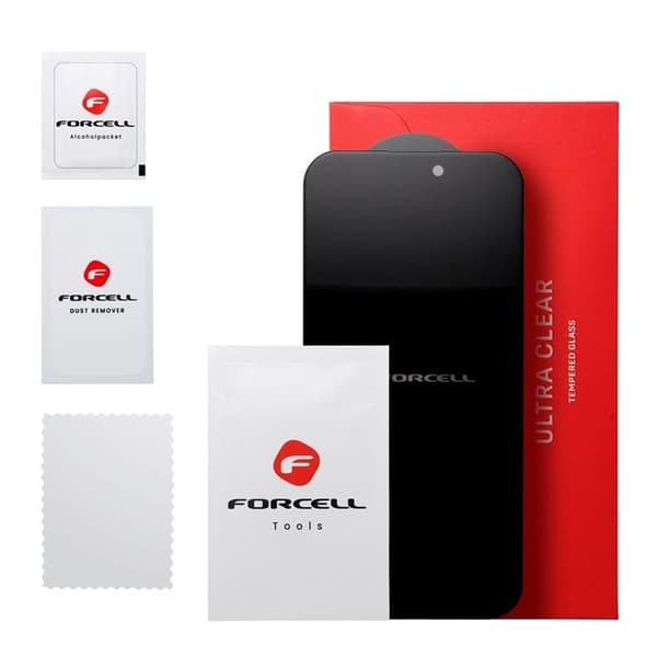 Forcell iPhone 14 Pro Max Härdat Glas Skärmskydd Privacy - Svart Svart