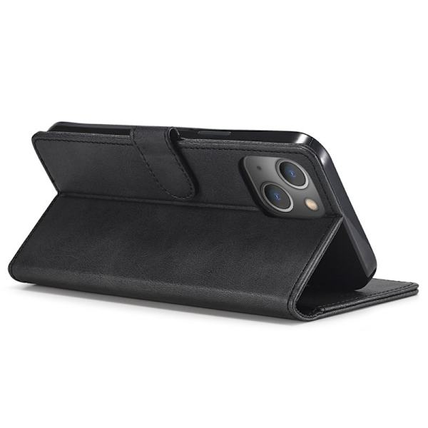 LC.IMEEKE iPhone 14 Plus Plånboksfodral Konstläder - Svart
