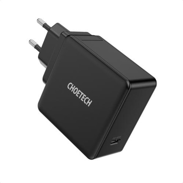 Choetech Vægoplader USB-C 60W 3A - Sort Black