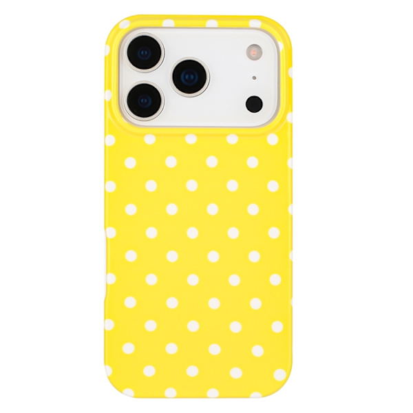 Mobilskal till iPhone 17 Pro Dot Design Imd Tpu Gul