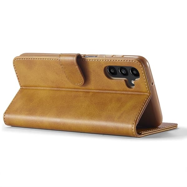 LC.IMEEKE Samsung Galaxy S23 FE Plånboksfodral Konstläder - Gul