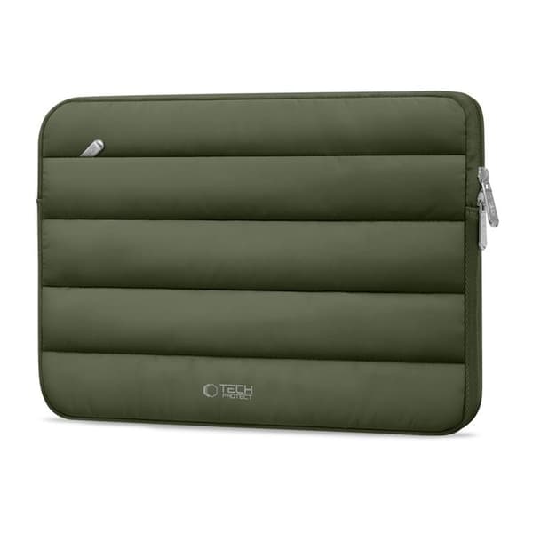 Tech-Protect Computertaske 15"-16" Fluffy - Armygrøn Grön