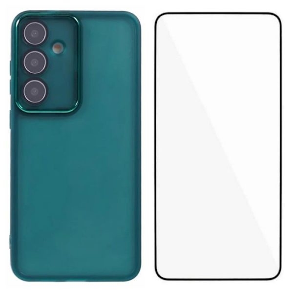 WANLONFENG Mobilskal för Samsung Galaxy S26 Plus TPU - Armgrön