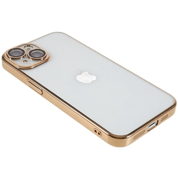 X-LEVEL Mobilskal till iPhone 13 TPU+PC Electroplating Guld