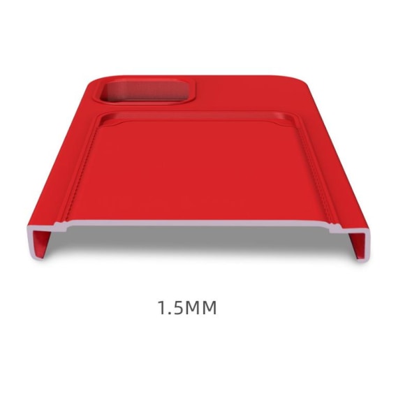 iPhone 12 Mini Cover med kortplads - Rød Red