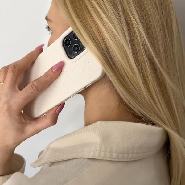 Eco Silikonikuori iPhone 11 Pro Max - Keltainen Gul