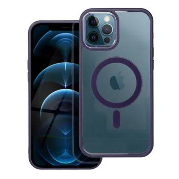 iPhone 12 Pro Max Mobilskal Magsafe Color Edge - Lila
