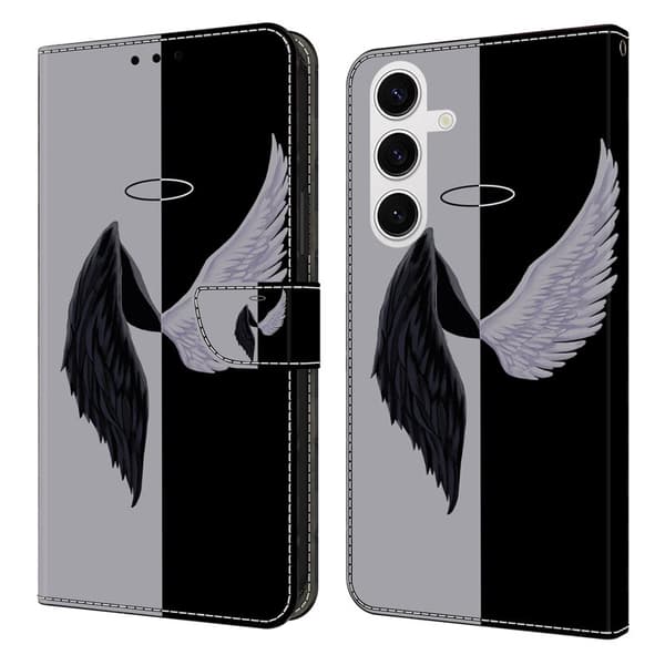 Plånboksfodral för Samsung Galaxy S26 Plus Magnetiskt Konstläder - Svart