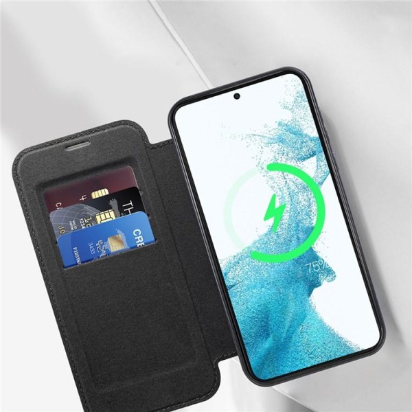 BOOM Galaxy S23 Plus Magsafe Plånboksfodral RFID Flip - Sapphire