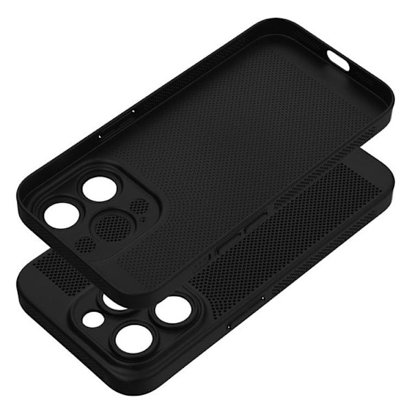 iPhone 15 Pro Max Mobilskal Breezy - Svart Svart