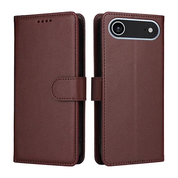 iPhone Air Plånboksfodral RFID Blocking med Handledsrem Brun
