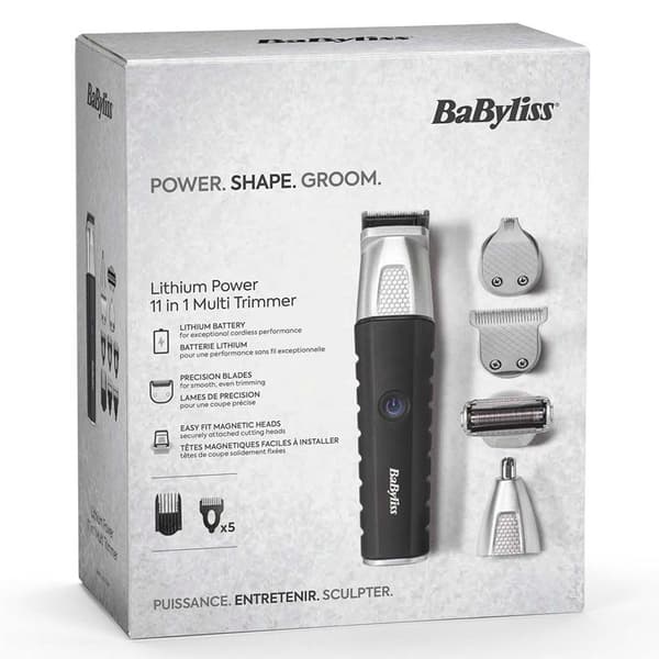 Babyliss 11-i-1 Multi Trimmer Lithium Power MT812E Svart