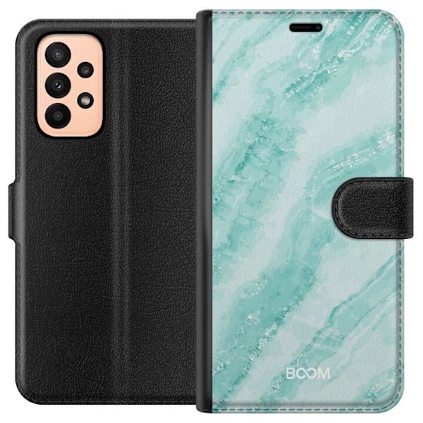 Pungcover til Samsung Galaxy A23 med Mint Marble