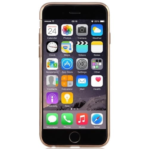 Devia 0.5mm Flexicase Skal till Apple iPhone 6(S) Plus - Guld Yellow