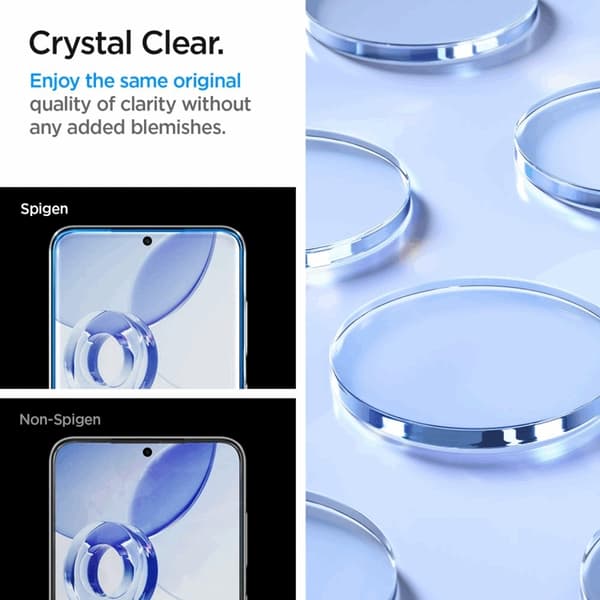 [2-Pack] Spigen Galaxy S24 Karkaistu lasi Näytönsuoja EZ-Fit Transparent