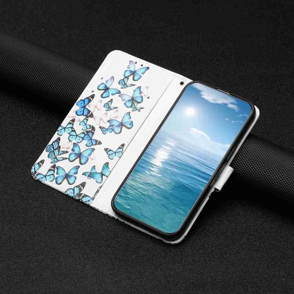 Plånboksfodral för Samsung Galaxy S26 Flip Konstläder - Blå