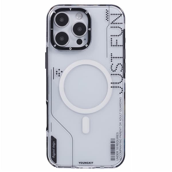 Youngkit Mobilskal till iPhone 16 Pro Max Magafe Detachable 2-in-1 Svart