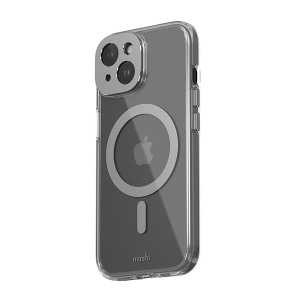 Moshi iPhone 15 Plus Mobilskal Magsafe iGlaze - Meteoritgrå