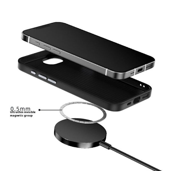 ABEEL Mobilskal till iPhone 16e MagSafe Äkta Läder Blå