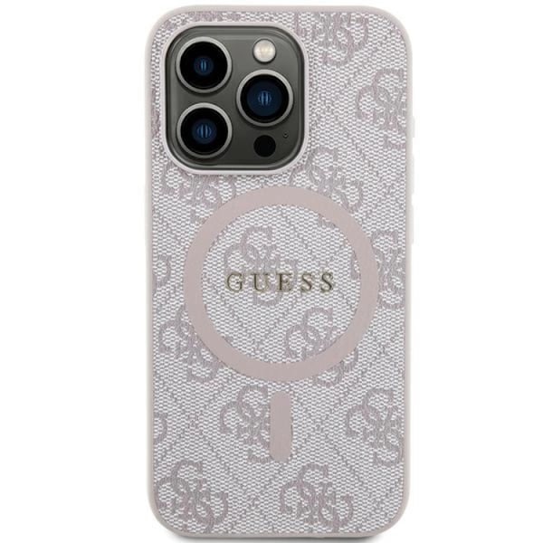Guess iPhone 13/13 Pro Mobilskal Magsafe Collection - Rosa